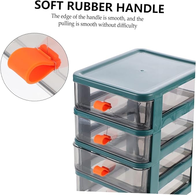 Cosmetic Storage Box Mini Organizer Desk Shelf Organizer Portable Jewelry Box - Image 3