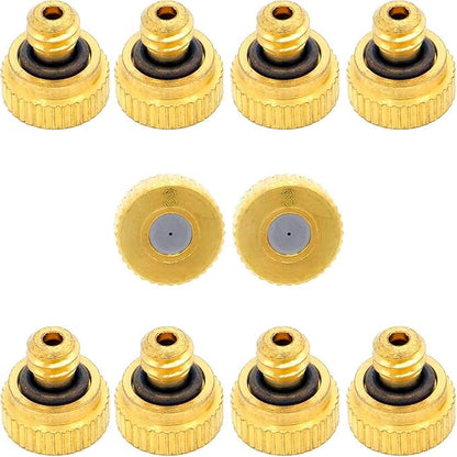 10Pcs Brass Misting Nozzle by ZXUEZHENG