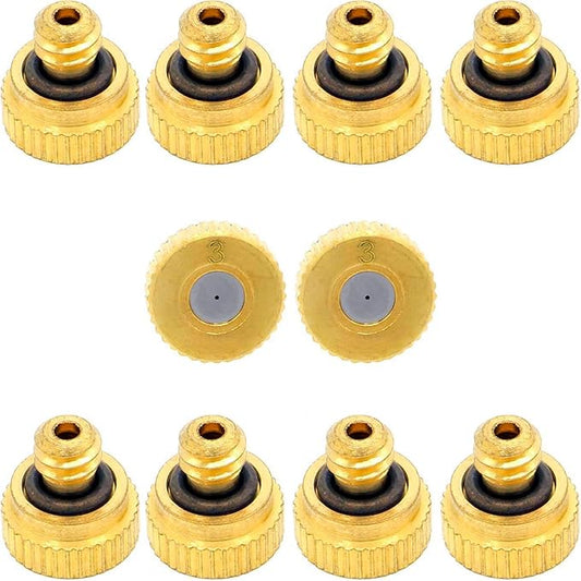 10Pcs Brass Misting Nozzle by ZXUEZHENG