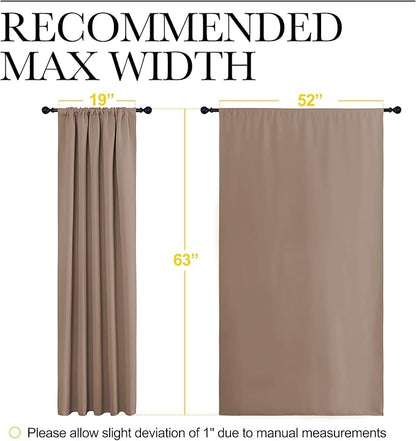 NICETOWN Bedroom Blackout Panels - Image 8