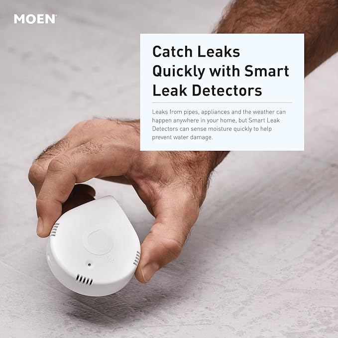 Moen Flo Smart Water Monitor and Automatic Shutoff Sensor, Wi-Fi Connected - Image 16