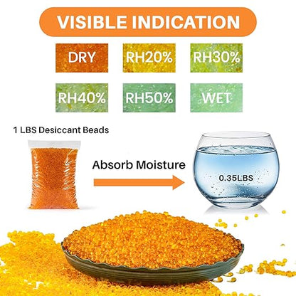 Sukh Orange Silica Desiccant Beads 430G - Image 3