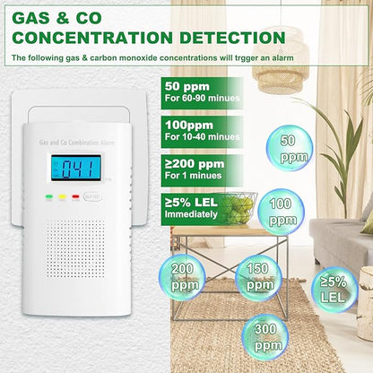 Combination Gas and Carbon Monoxide Detector Plug-in | CO Alarm & Natural Gas - Image 7