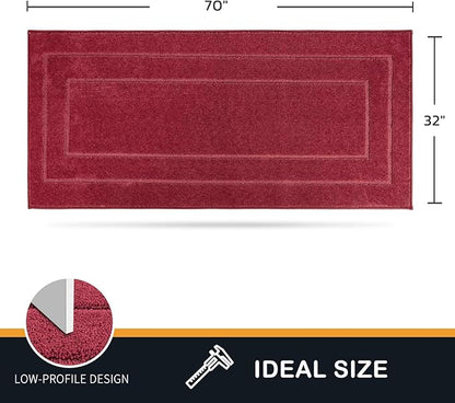 PURRUGS Dirt Trapping Door Mat 32" x 70", Non-Slip/Skid Machine Washable - Image 2