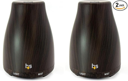 HealthSmart Essential Oil Diffuser, Cool Mist Humidifier and Aromatherapy by HealthSmart