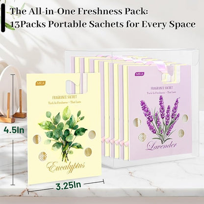 13Packs Lavender Eucalyptus Scented Sachet Bags, Fragrance Sachet Bags - Image 5