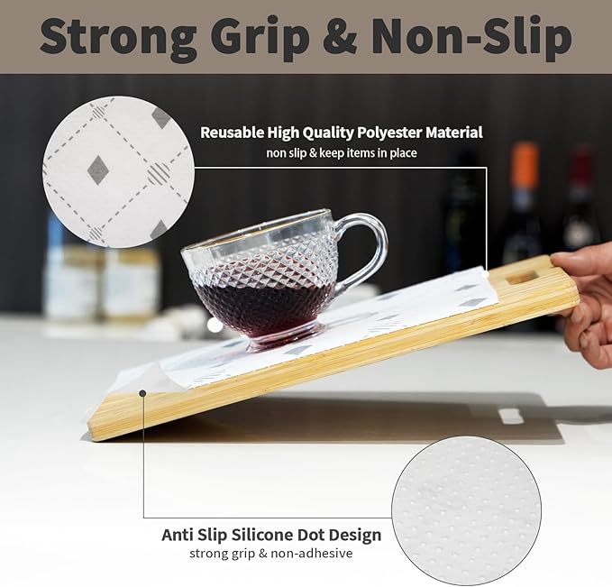 Refrigerator Liners Non Slip 12IN x 12FT Roll, Absorbent Fridge Liners and - Image 2