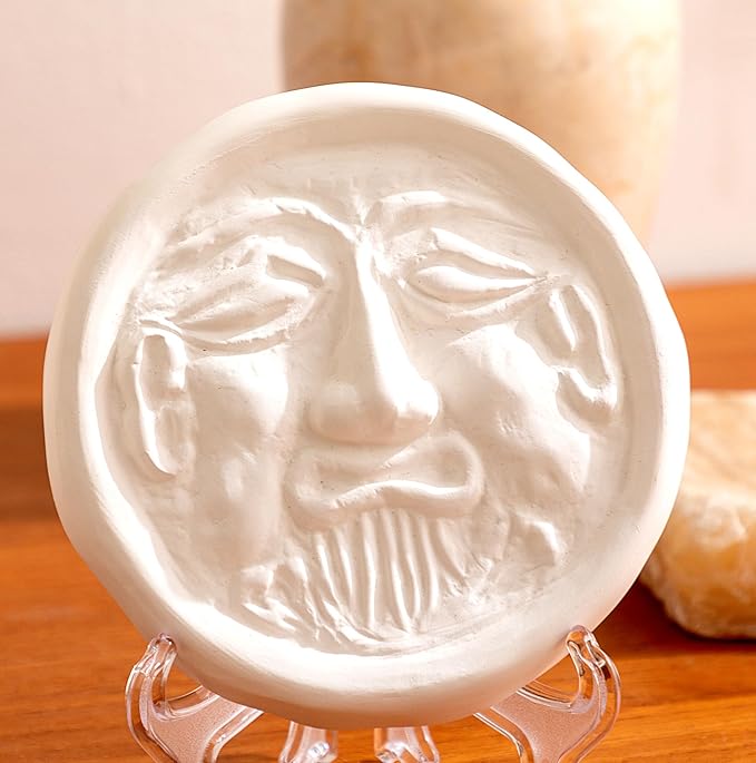 Air Purifying Healing Ceramic Object-Ancient Korean Demon Hunter's Face Roof - Image 2
