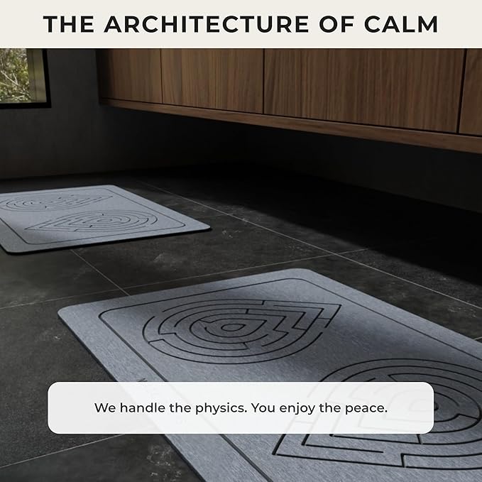 Stone Bath Mat Set – Diatomaceous Earth Mats - Image 5