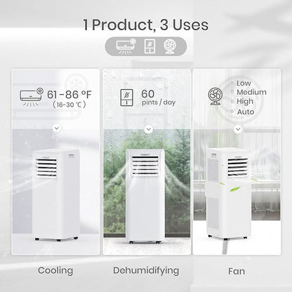 TOSOT 9, 500 BTU Air Conditioner, Easy Install, Quiet 3-in-1 Portable AC - Image 3