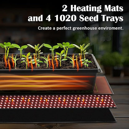 4-Pack 1020 Seed Starter Trays - Image 4