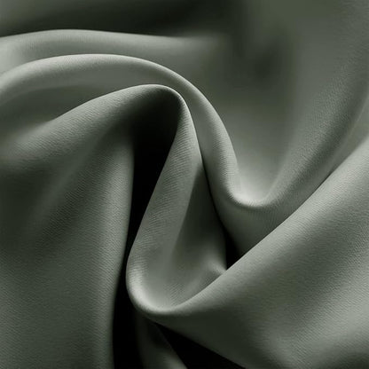 Green Blackout Curtains for Small Window Set, Darkening Room Curtains 2 Panels - Image 8