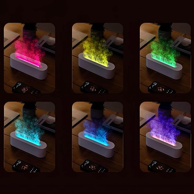 Essential Oil Diffuser, Fireplace Fire Flame Aromatherapy Diffuser, 150ml - Image 5
