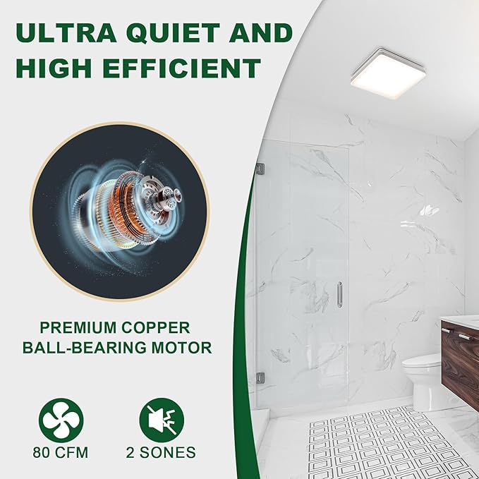 Akicon Bathroom Exhaust Fan - Image 2