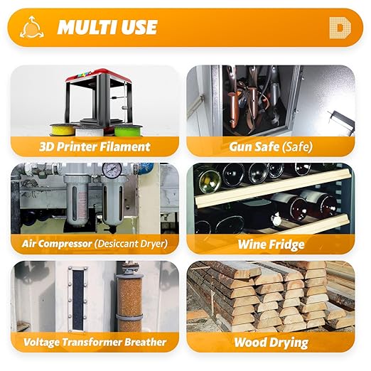 "Dry & Dry" Premium Orange Indicating Silica Gel Desiccant Beads - Image 5