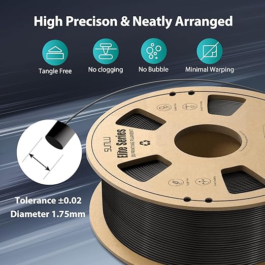 HP PLA Plus Filament 1.75mm, 1kg SUNLU 3D Printer Filament - Image 5