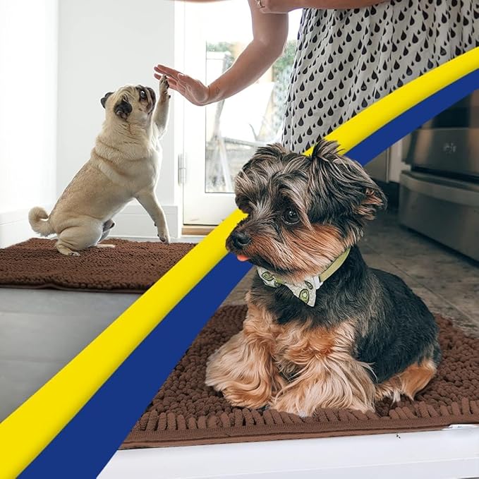 Muddy Mat® Pack of 3 Highly Absorbent Microfiber Dog Door Mat and Pet Rug - Image 6