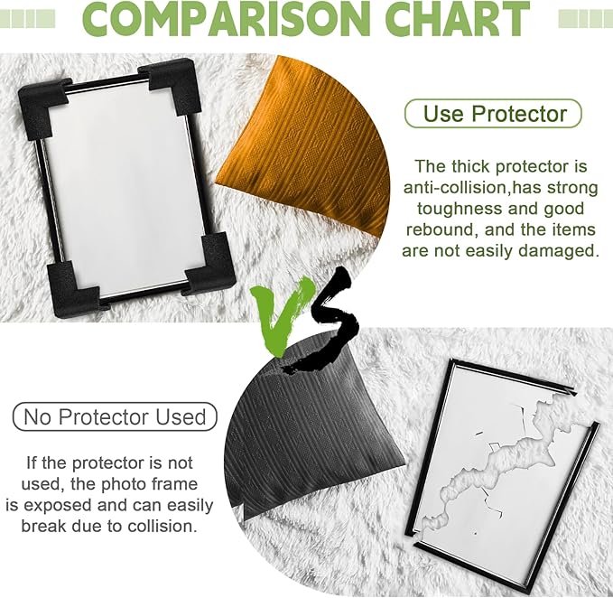 24 Pcs Foam Corner Protectors for Shipping, L-Shaped Edge Guards for TV Moving - Image 5