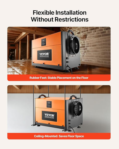 VEVOR 156 Pints Commercial Dehumidifier - Image 5
