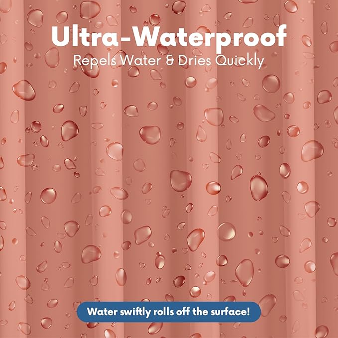 Premium Shower Curtain Liner, 6G PEVA Shower Curtain - Image 6