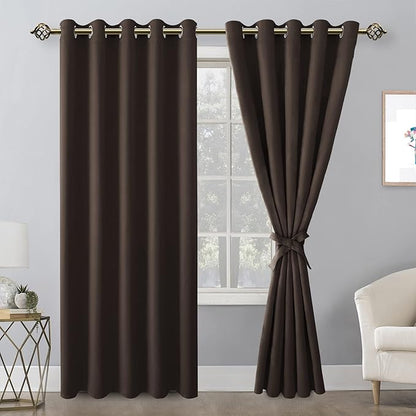 Hiasan Blackout Curtains for Bedroom, 60 x 84 Inches Long - Image 2