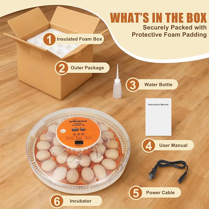 Core Max 30 Egg Incubator for Large-Batch Hatchers, Hands-On Control, Auto Egg - Image 8