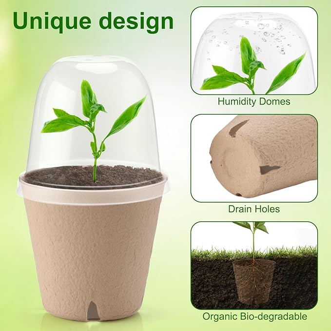 36 Set 3.15 Inch Peat Pots Plant Starters - Image 3