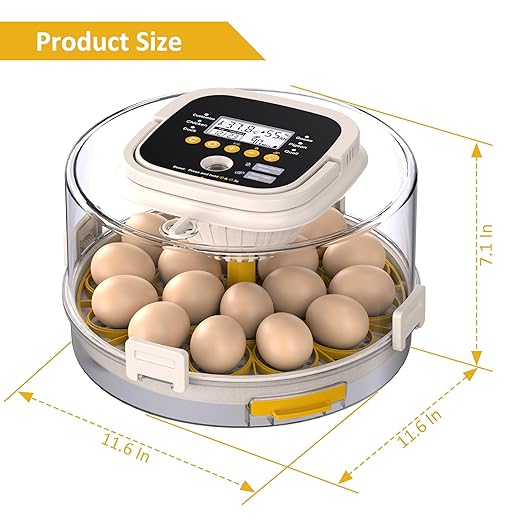 18 Egg Incubator with Automatic Egg Turning and Humidity Control, Intelligent - Image 6