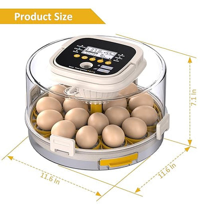 18 Egg Incubator with Automatic Egg Turning and Humidity Control, Intelligent - Image 6