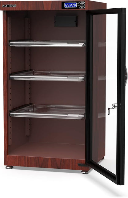 AUTENS 105L Dehumidifying Dry Cabinet Box, Wood grain Design Digital Control - Image 9