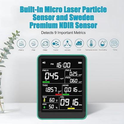 XOOPON 13-in-1 Indoor Air Quality Monitor - Image 2