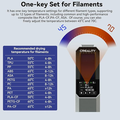 Creality Official Space PI Filament Dryer, Upgraded 3D Printer Filament Dryer - Image 4