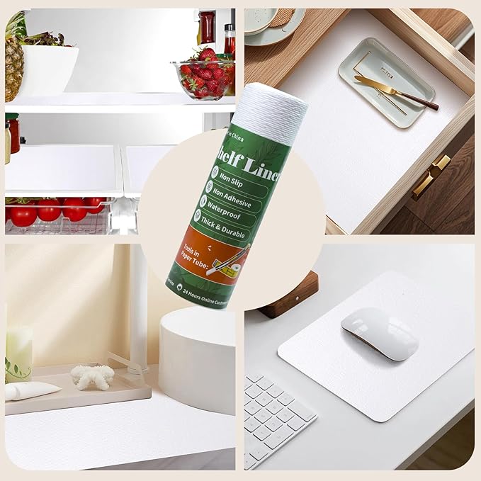 Shelf Liners for Kitchen Cabinets 23.6in x 39.37FT, Non Adhesive Drawer Liner - Image 9