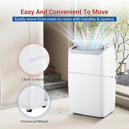 12, 000 BTU Portable AC Units for Rooms, 3-In-1 Portable Air Conditioner Up to - Image 8