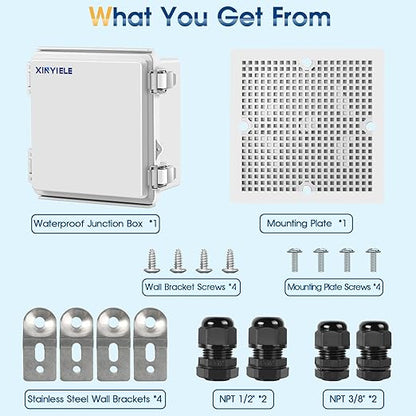 Waterproof Outdoor Project ABS Plastic Junction Box IP67 Weatherproof Dustproof - Image 7