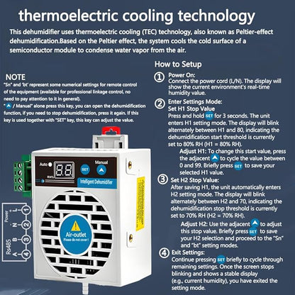 Mini Dehumidifier for Confined Space Electric Box/Storage - Image 4