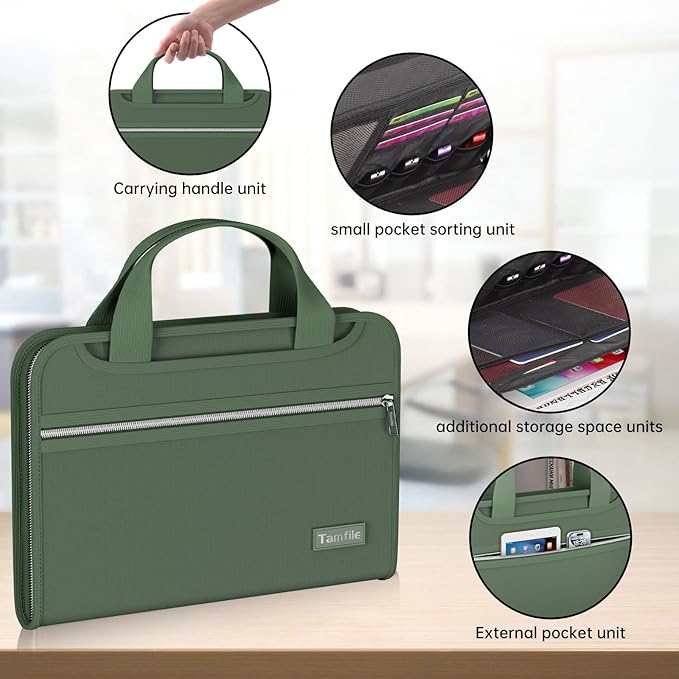 Tamfile Fireproof Accordion File Organizer - Image 4
