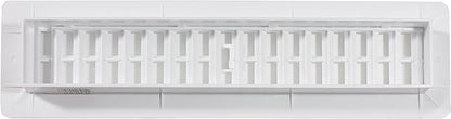 Decor Grates PL212-WH 2-Inch by 12-Inch Plastic Floor Register - Image 2