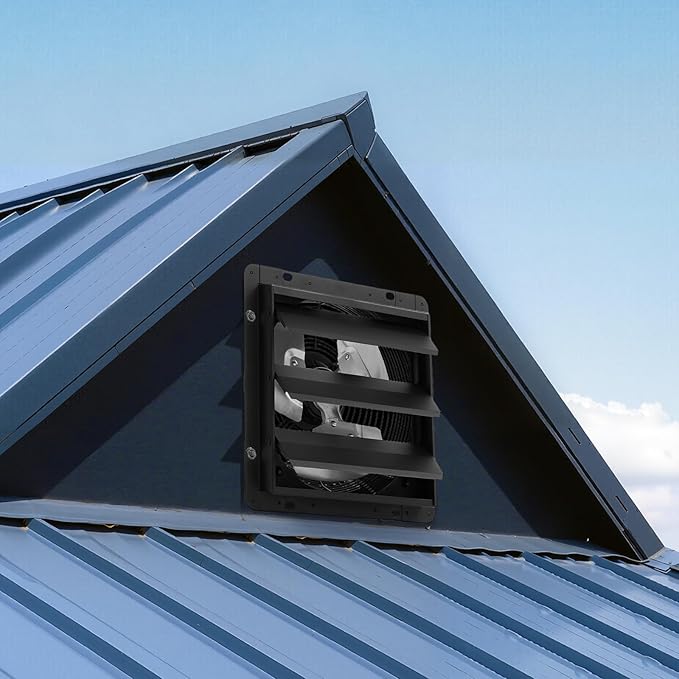 VEVOR 12 inch Exhaust Fan, Wall Mounted Attic Fan - Image 8