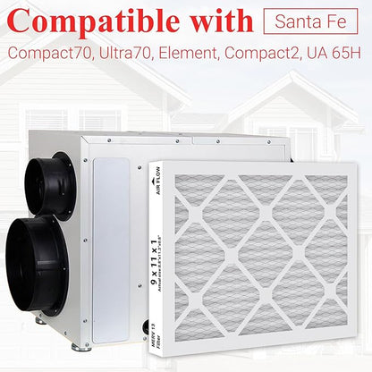 9 x 11 x 1 MERV 13 Replacement Dehumidifier Filter Compatible - Image 3