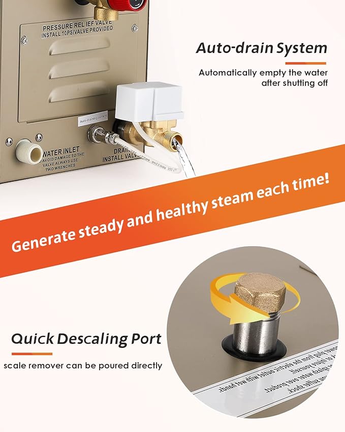 Steam Shower Generator Kit 12KW - Image 4