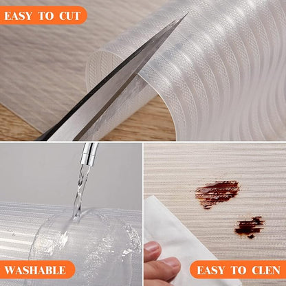 17.5 Inches x 20 Ft Refrigerator Liners Shelf Liner, Fridge Liners Non Slip - Image 4