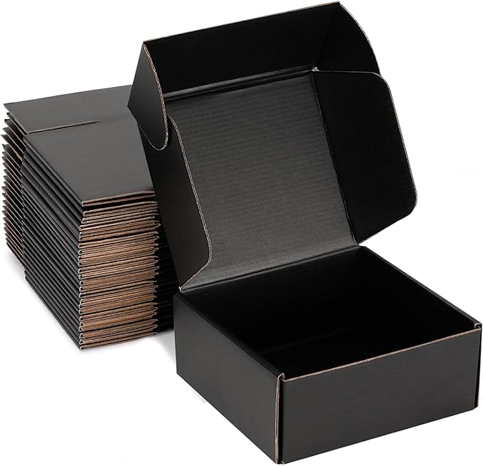 Small Shipping Boxes 8x8x3 Inch by DUZCLI