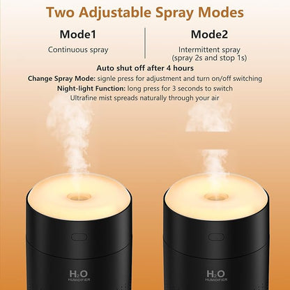 Portable Mini Humidifier, Auto Shut-Off, 2 Mist Modes, Small Humidifiers - Image 4