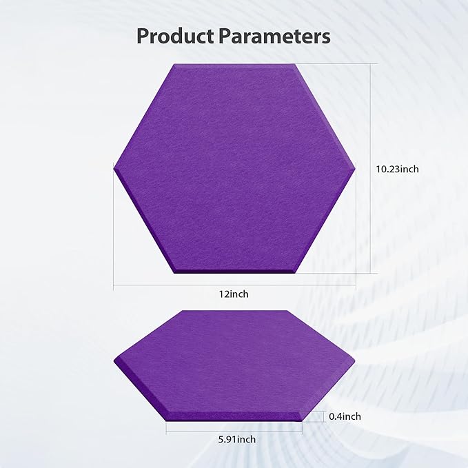 12 Pack Acoustic Panels Self Adhesive Sound Proof Foam, High Density Sound - Image 6