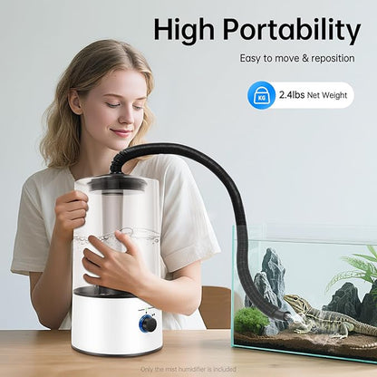 Reptile Humidifier & Fogger 4L Large Capacity Tank Cool Mist Maker - Image 5