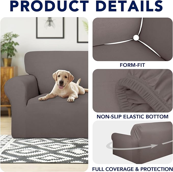 PureFit 100% Dual Waterproof Couch Cover Slipcovers - Image 4