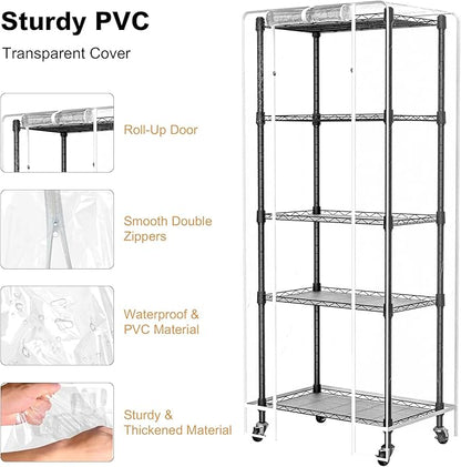 Indoor Greenhouse with Grow Lights, 5 Tier 23.2" L×13.4" W×61.4" H Mini - Image 4