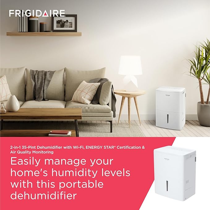 Frigidaire Gallery 2-in-1 35-Pint Dehumidifier - Image 2