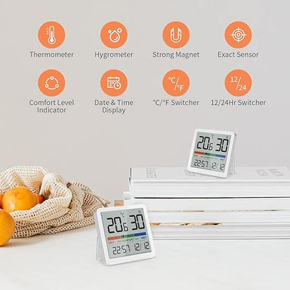 NOKLEAD 2-Pack Indoor Thermometer Hygrometer - Image 2